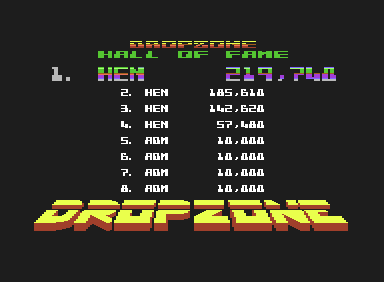 Dropzone_Highscore