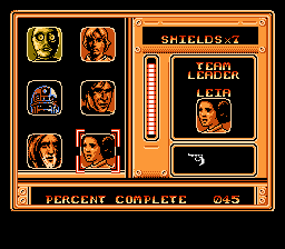 la alineación al completo... Chewbacca brilla por su ausencia